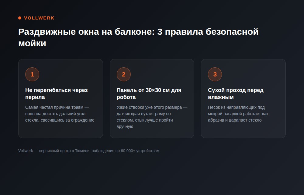 раздвижные окна на балконе правила безопасной мойки